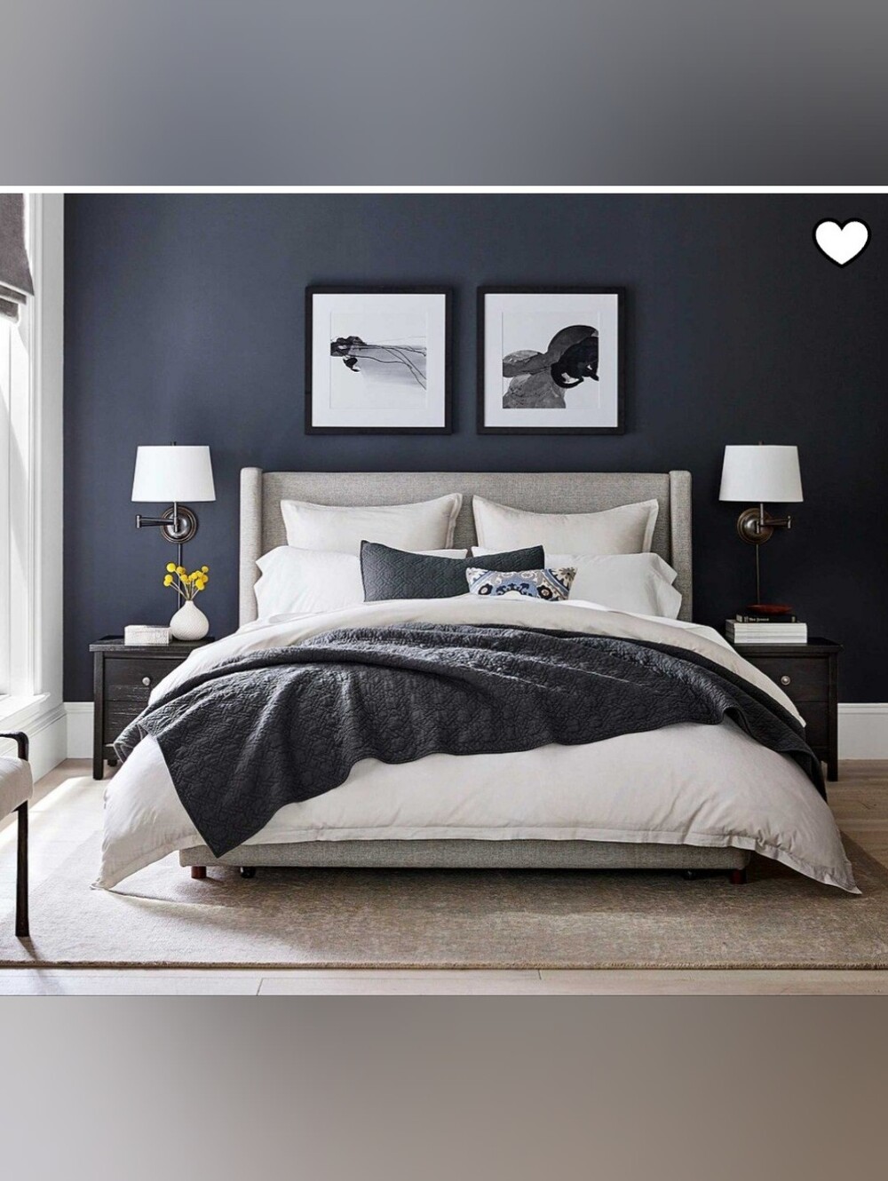 Pottery Barn Soft Washed Organic Percale Duvet Cover